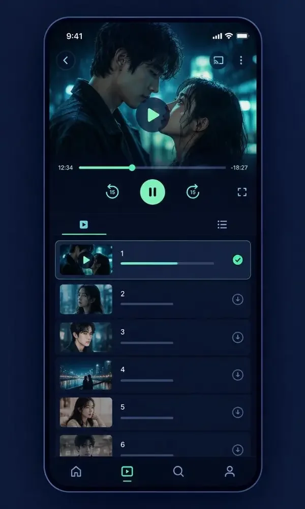漫剧观看APP播放界面预览